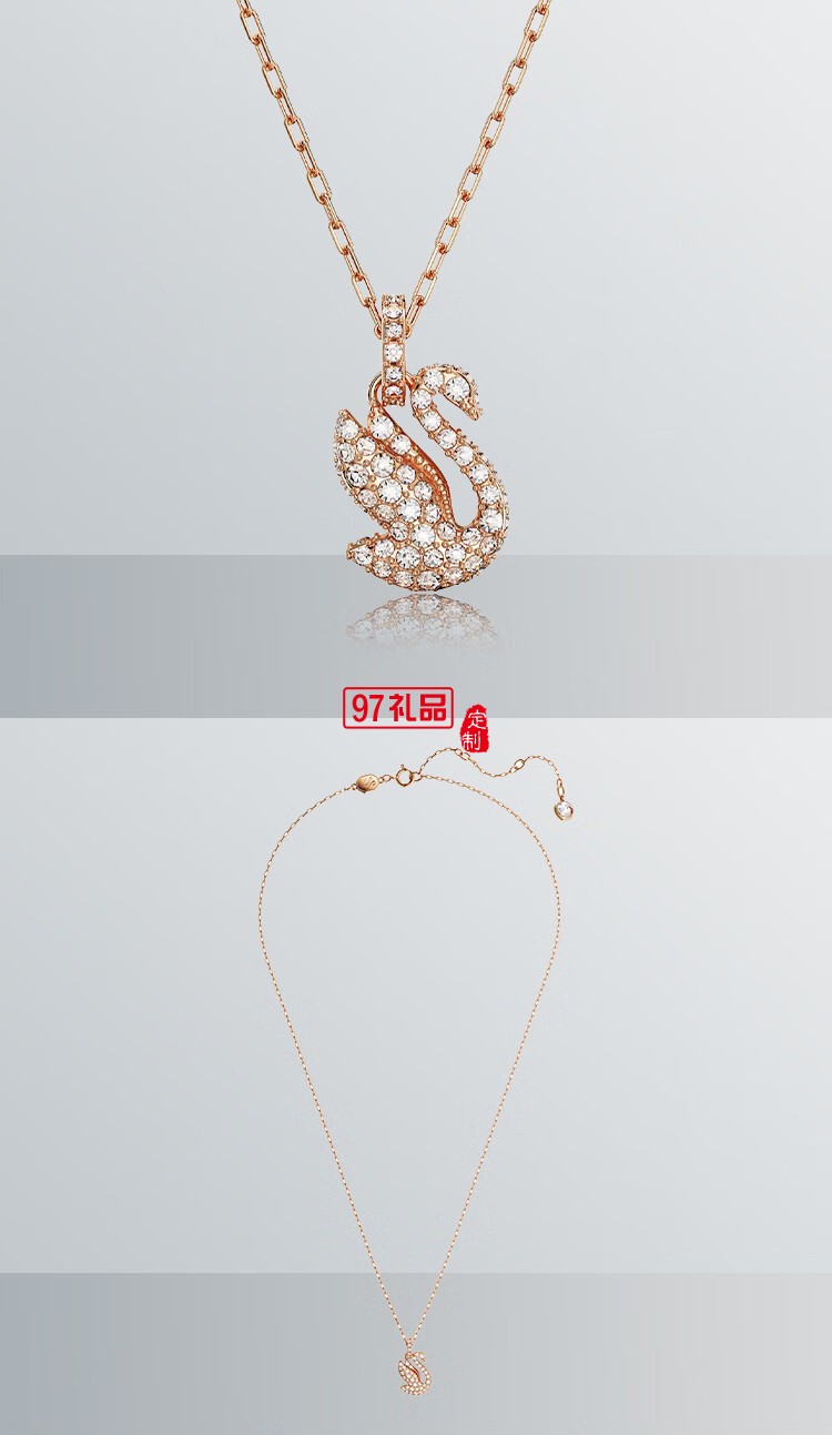 施華洛世奇ICONIC SWAN王一博同款紅天鵝項(xiàng)鏈女款 送女生禮物