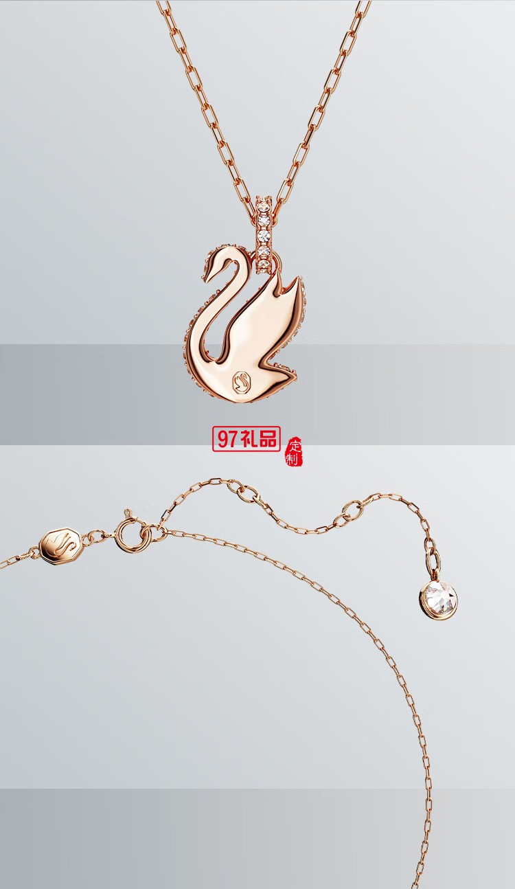 施華洛世奇ICONIC SWAN王一博同款紅天鵝項(xiàng)鏈女款 送女生禮物